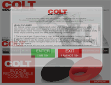 Tablet Screenshot of coltstudiogroup.com